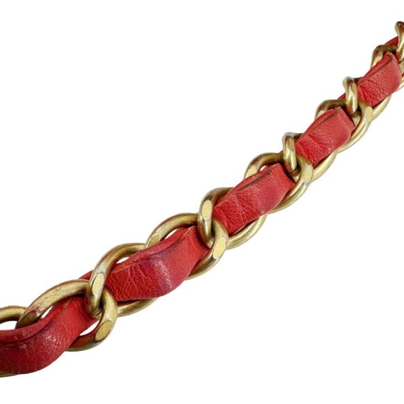 Chanel Classic Rectangular Flap Mini Quilted Leather Crossbody Bag Reddish Pink - Picture 10 of 16